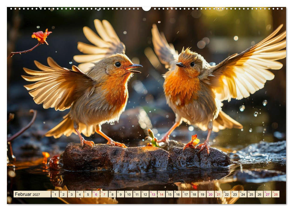 Vögel Alltag (CALVENDO Premium Wandkalender 2027)