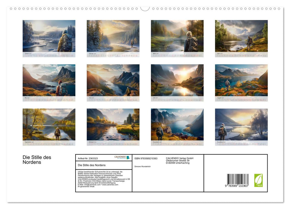 Die Stille des Nordens (CALVENDO Premium Wandkalender 2027)
