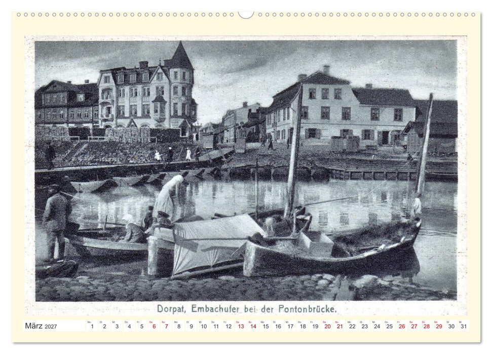 Gruss aus Dorpat - Tartu in historischen Ansichten (CALVENDO Premium Wandkalender 2027)
