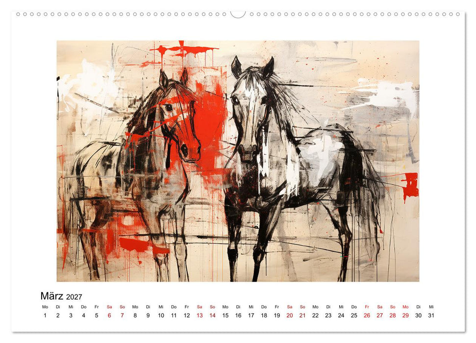 Bunte abstrakte Welt (CALVENDO Wandkalender 2027)