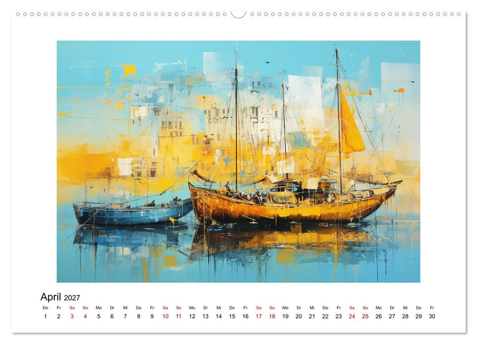 Bunte abstrakte Welt (CALVENDO Wandkalender 2027)