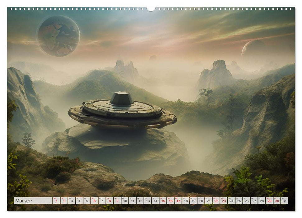 Extraterrestrisch - Auf fremden Planeten (CALVENDO Premium Wandkalender 2027)