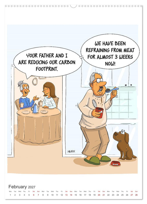 OK, Boomer - Cartoons (CALVENDO Premium-Calendar 2027)