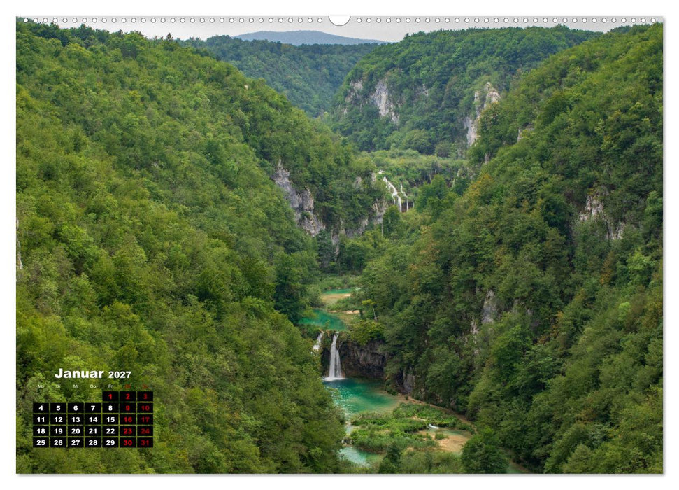 Naturwunder Plitvicer Seen (CALVENDO Wandkalender 2027)
