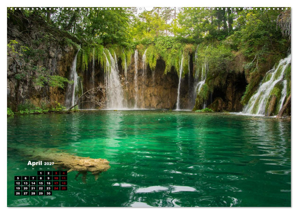 Naturwunder Plitvicer Seen (CALVENDO Wandkalender 2027)