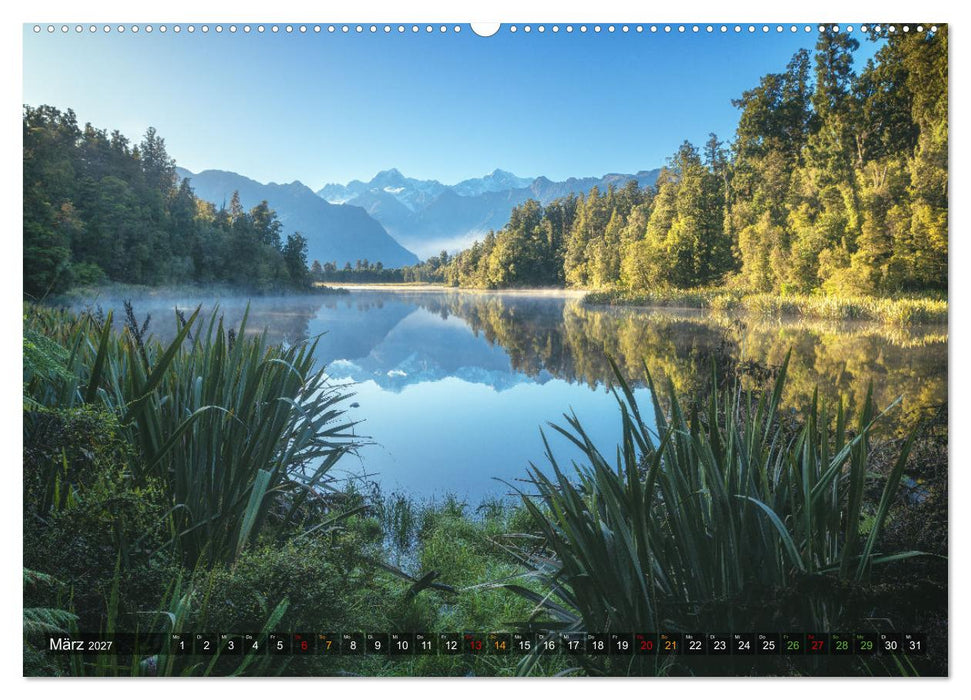 Neuseeland - Traumreise ans Ende der Welt (CALVENDO Premium Wandkalender 2027)