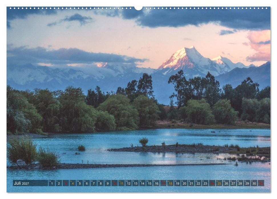 Neuseeland - Traumreise ans Ende der Welt (CALVENDO Premium Wandkalender 2027)