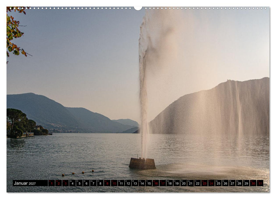 Romantischer Lago d'Iseo (CALVENDO Premium Wandkalender 2027)