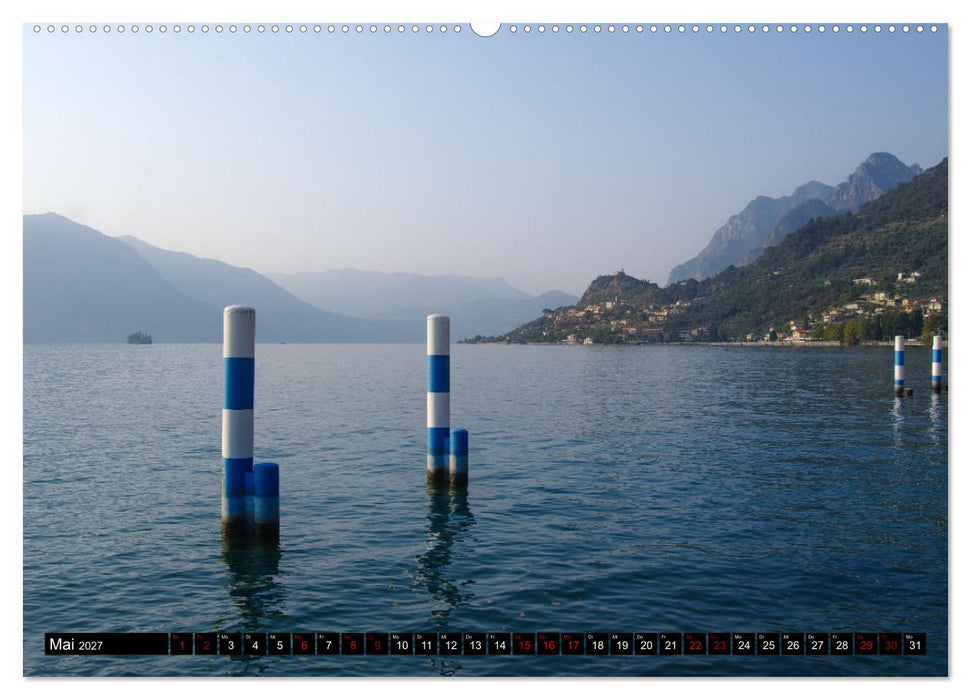 Romantischer Lago d'Iseo (CALVENDO Premium Wandkalender 2027)