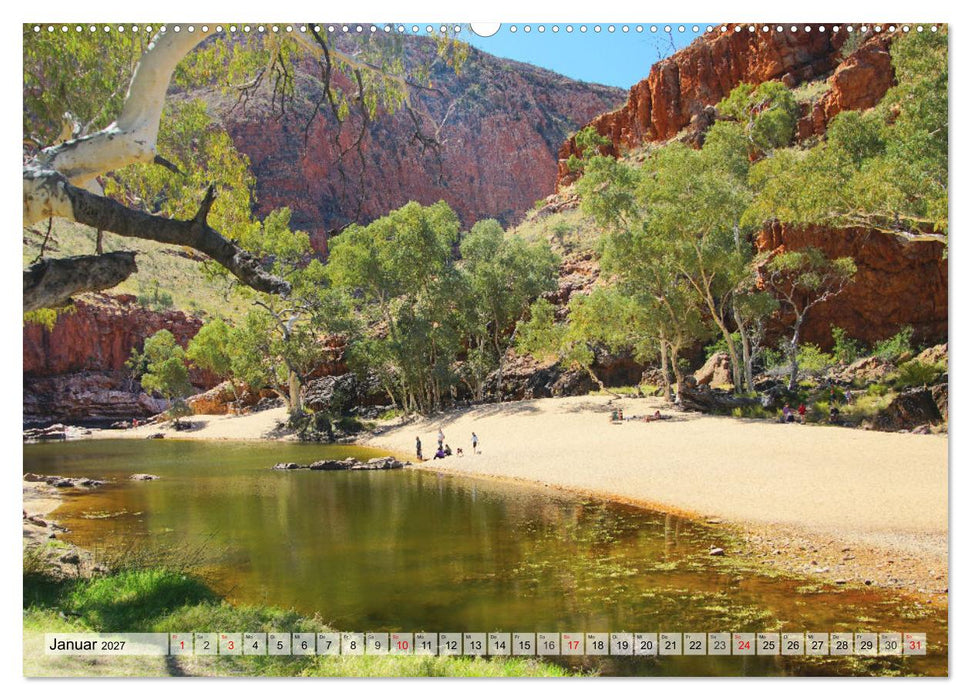 Australien - "Nur wo Du zu Fuß warst, bist Du wirklich gewesen" (CALVENDO Premium Wandkalender 2027)