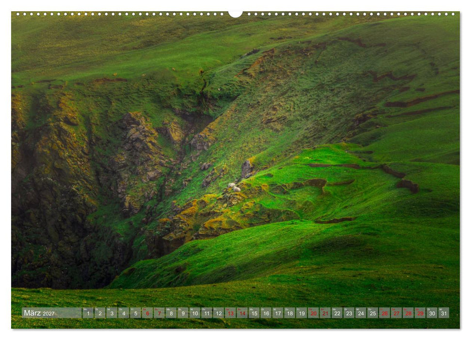 Wildes Shetland, die Wikinger-Inseln am Rande der Welt. (CALVENDO Wandkalender 2027)