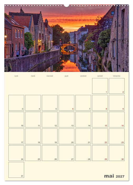 Comté belge de Flandre (CALVENDO Calendrier supérieur 2027)