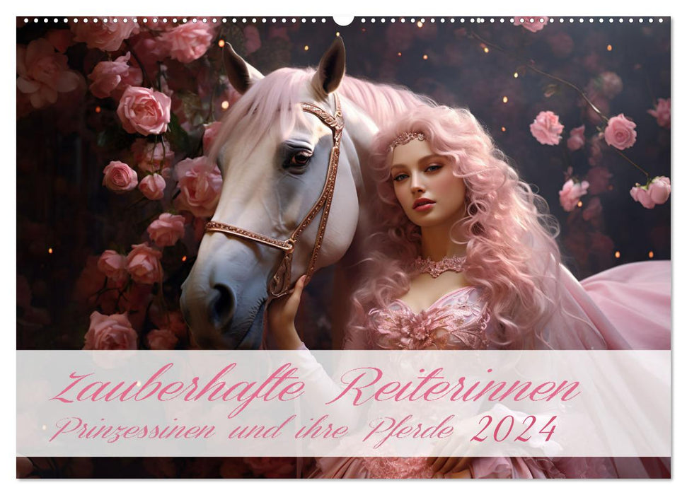 Zauberhafte Reiterinnen (CALVENDO Wandkalender 2027)