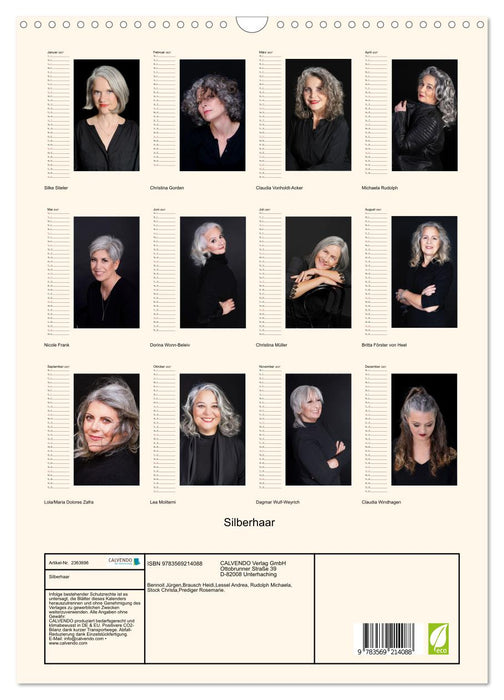 Silberhaar (CALVENDO Wandkalender 2027)