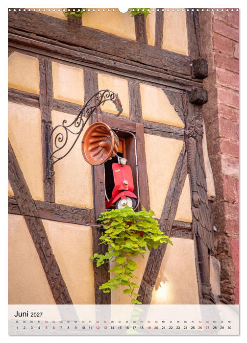 Elsass Alsace Riquewihr, das idyllische Weindorf (CALVENDO Premium Wandkalender 2027)
