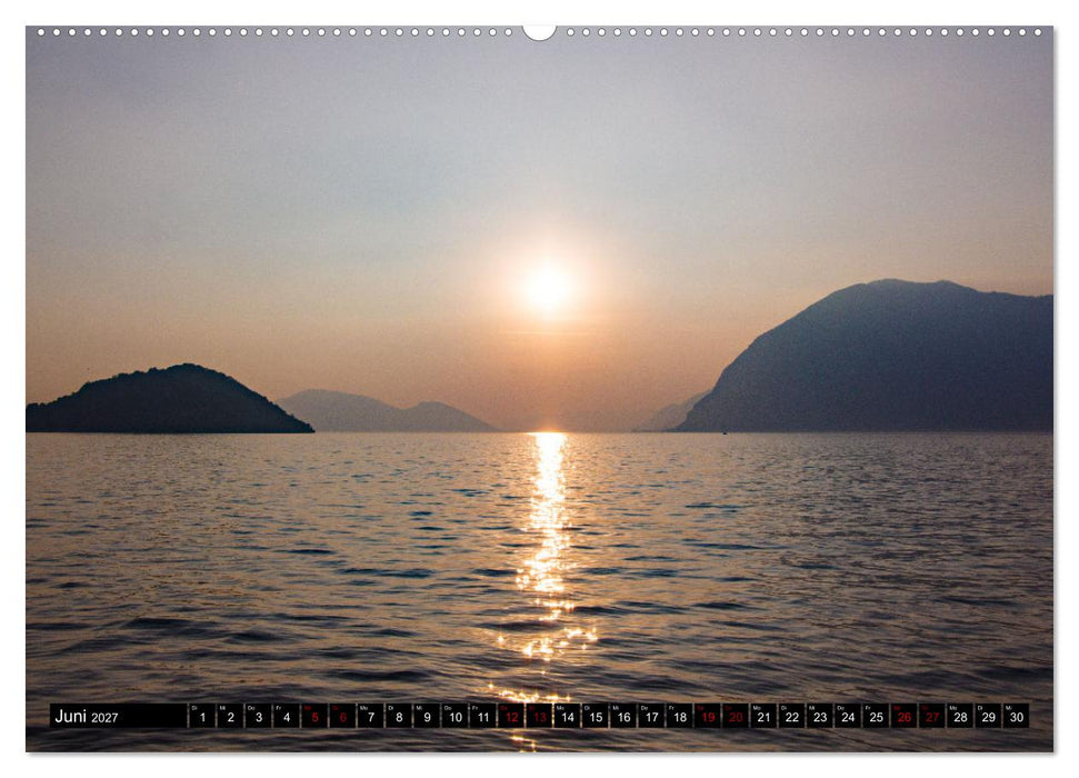 Romantischer Lago d'Iseo (CALVENDO Wandkalender 2027)