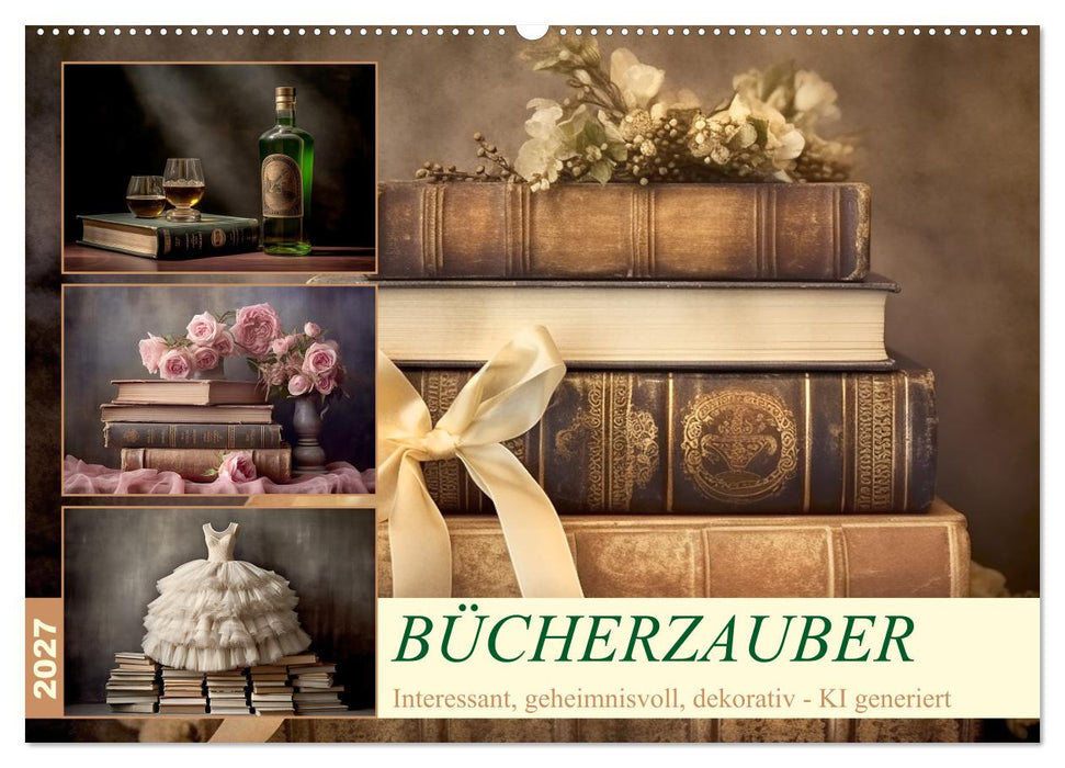 Bücherzauber (CALVENDO Wandkalender 2027)