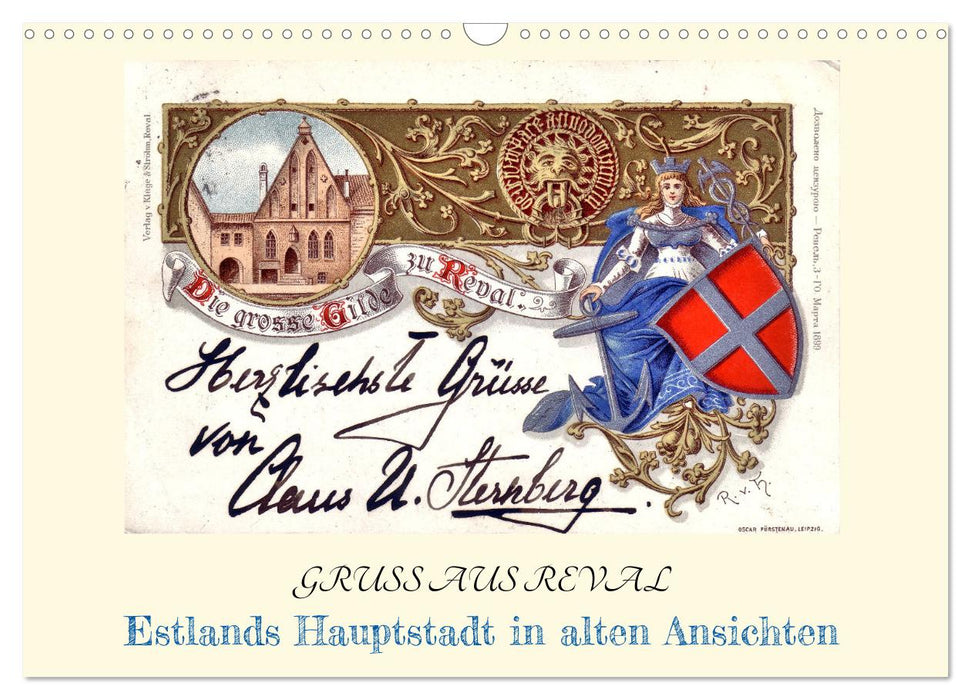 GRUSS AUS REVAL - Estlands Hauptstadt in alten Ansichten (CALVENDO Wandkalender 2027)