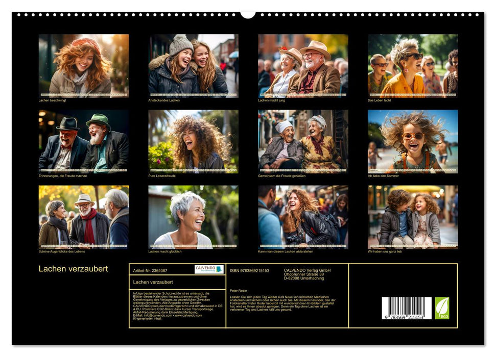 Lachen verzaubert (CALVENDO Premium Wandkalender 2027)