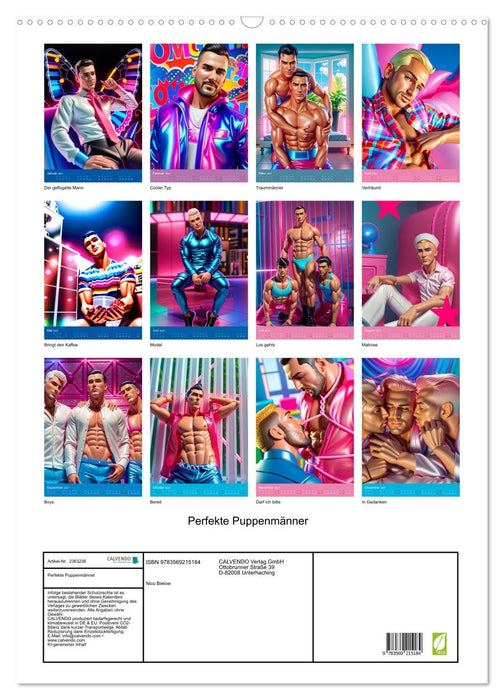 Perfekte Puppenmänner (CALVENDO Wandkalender 2027)