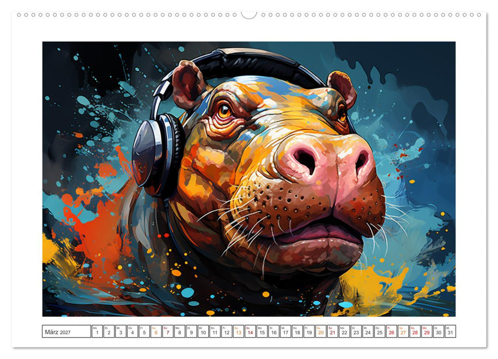 Musik Safari (CALVENDO Premium Wandkalender 2027)