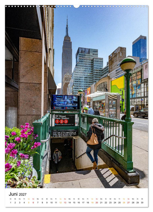 New York, Facetten einer Stadt (CALVENDO Premium Wandkalender 2027)
