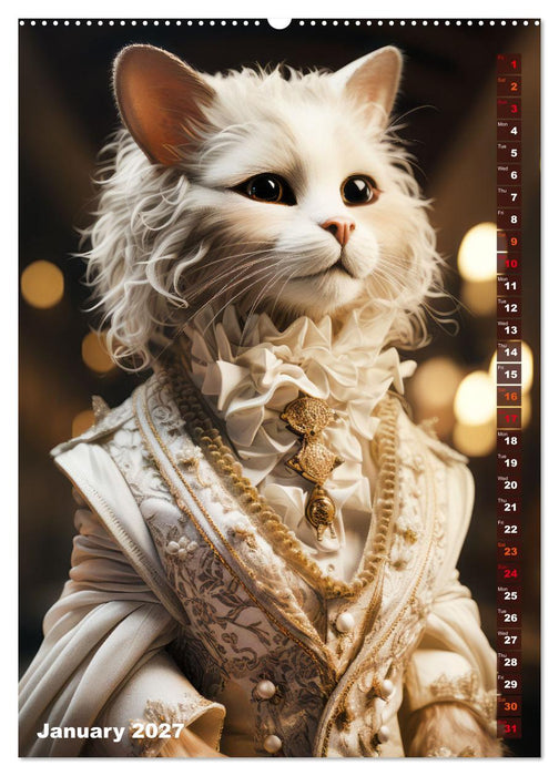 Stylish cats (CALVENDO Monthly Calendar 2027)