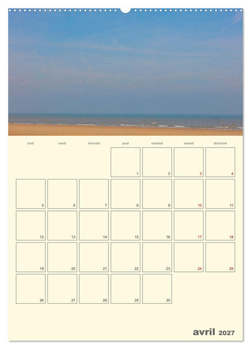 Comté belge de Flandre (CALVENDO Calendrier mensuel 2027)