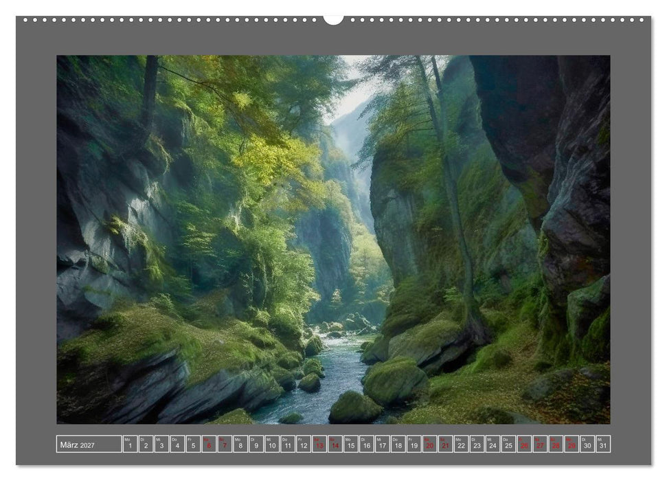 Träumereien in Grün (CALVENDO Wandkalender 2027)