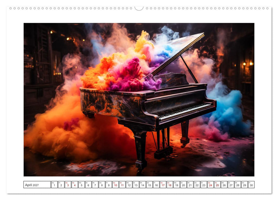 Konzert der Farben (CALVENDO Premium Wandkalender 2027)