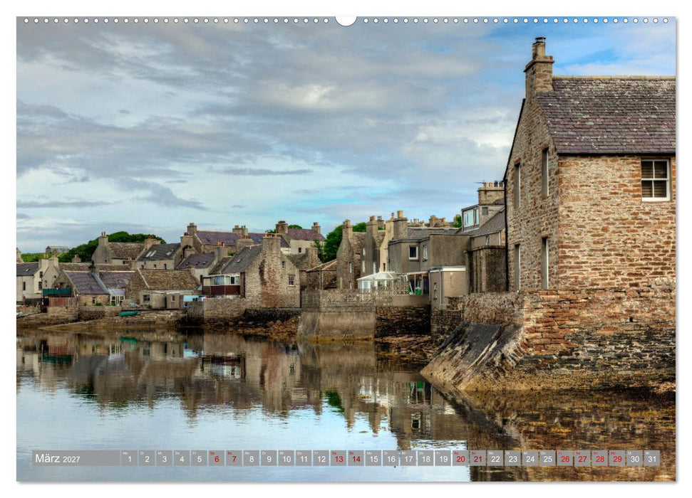 Orkney, Inselwelten aus Licht und Legenden. (CALVENDO Premium Wandkalender 2027)