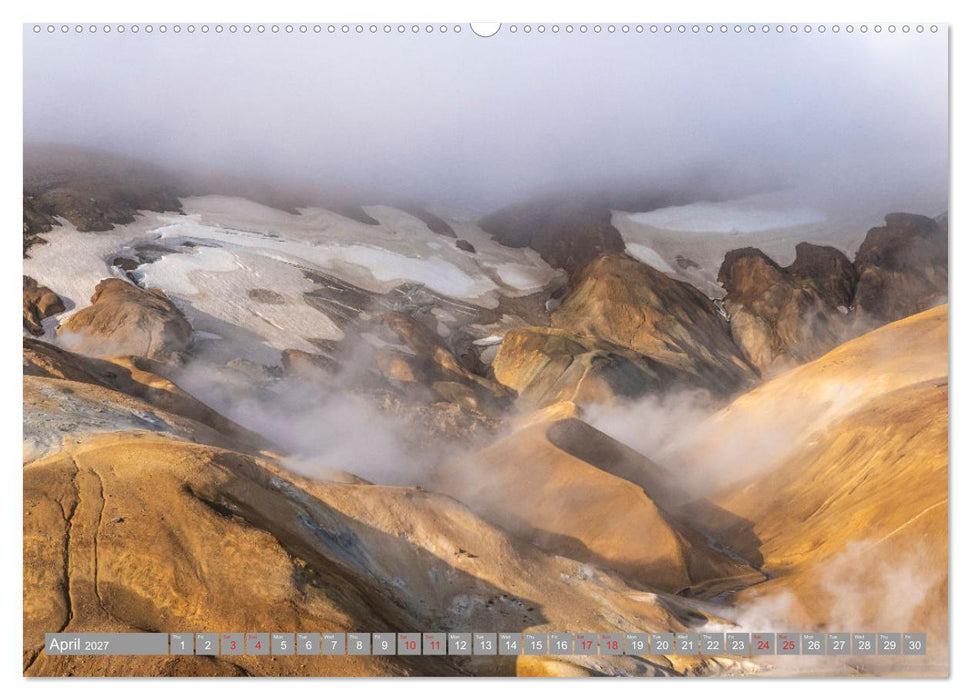 ICELAND pristine landscapes (CALVENDO Monthly Calendar 2027)