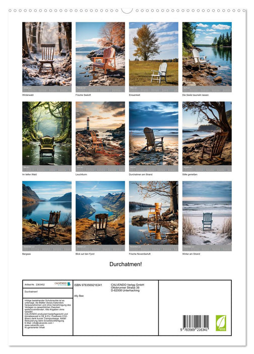 Durchatmen! (CALVENDO Premium Wandkalender 2027)