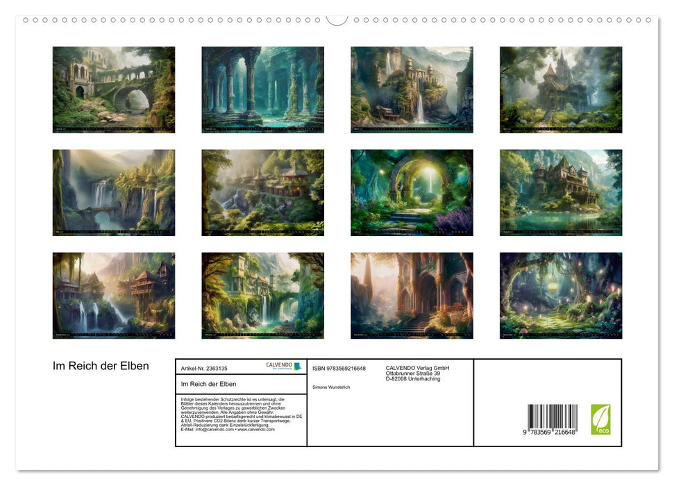 Im Reich der Elben (CALVENDO Premium Wandkalender 2027)