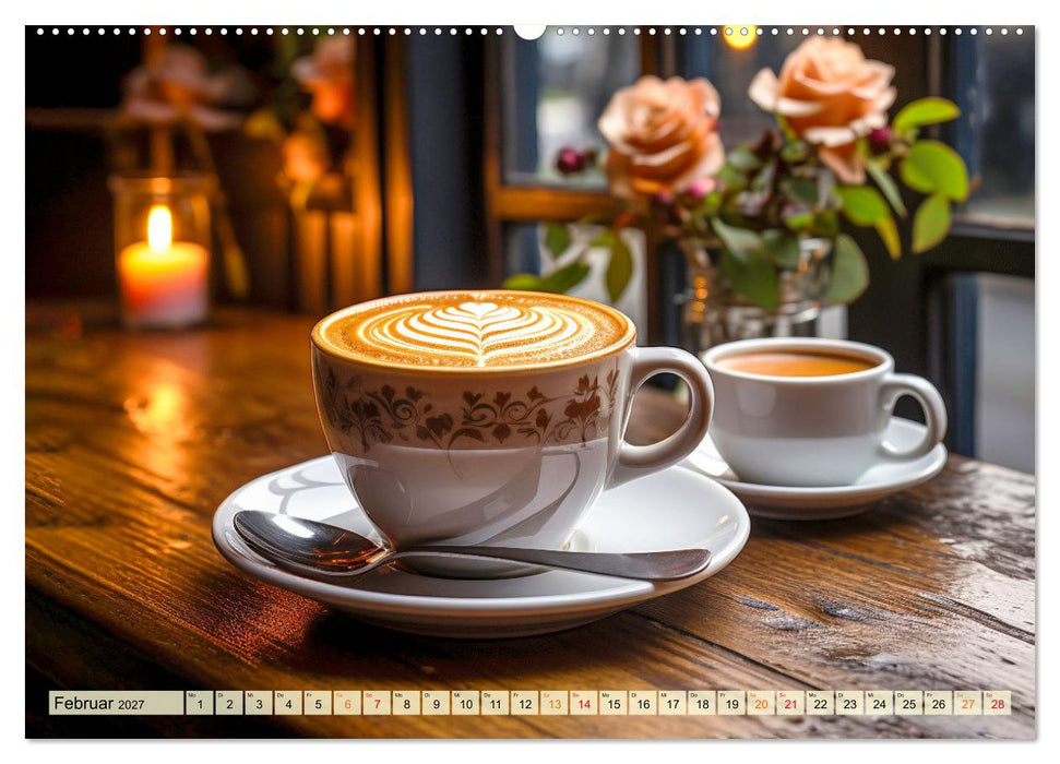 Mein Kaffee meine Bar (CALVENDO Premium Wandkalender 2027)