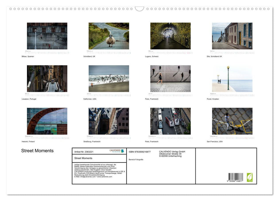 Street Moments (CALVENDO Wandkalender 2027)
