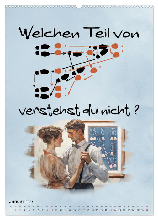 Tanzsprüche (CALVENDO Premium Wandkalender 2027)