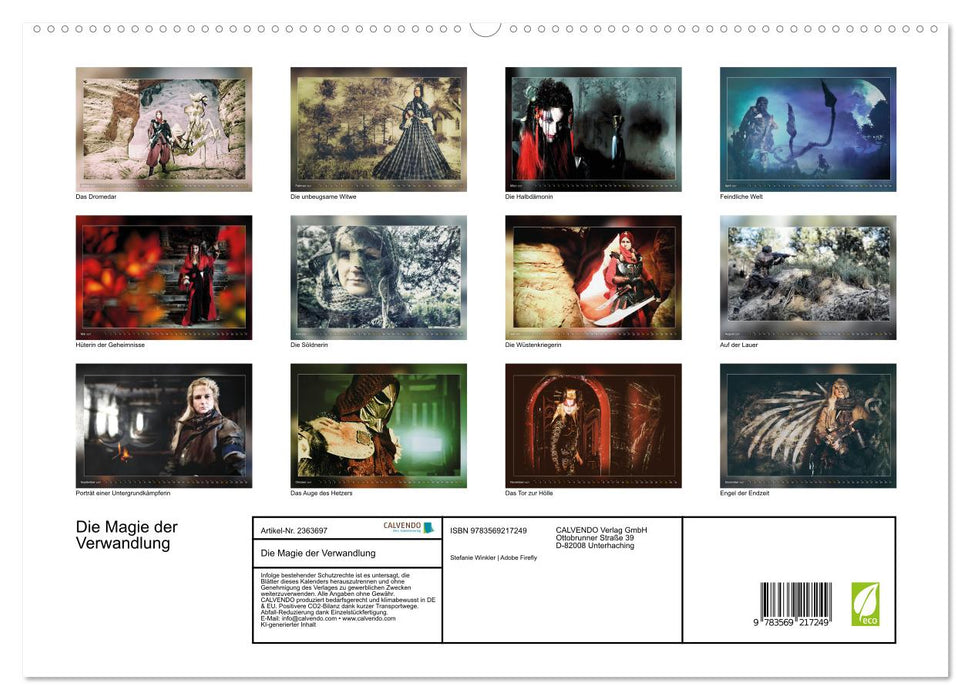 Die Magie der Verwandlung (CALVENDO Premium Wandkalender 2027)