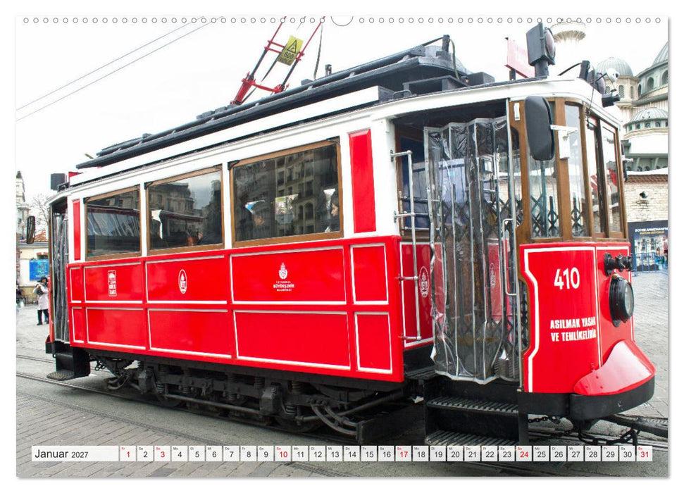 Istanbul - die quirlige Stadt auf zwei Kontinenten (CALVENDO Wandkalender 2027)