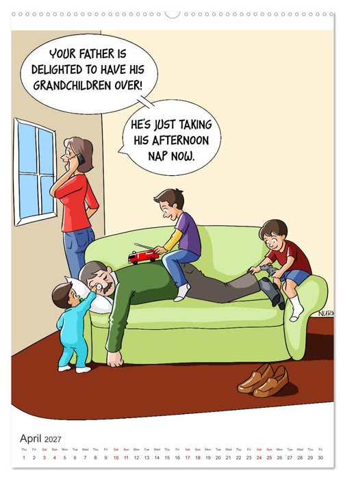 OK, Boomer - Cartoons (CALVENDO Monthly Calendar 2027)