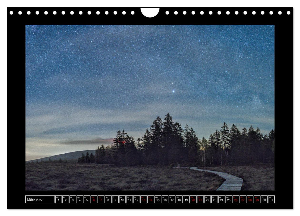 Astro-Kalender - Deep Sky und Landschaften (CALVENDO Wandkalender 2027)