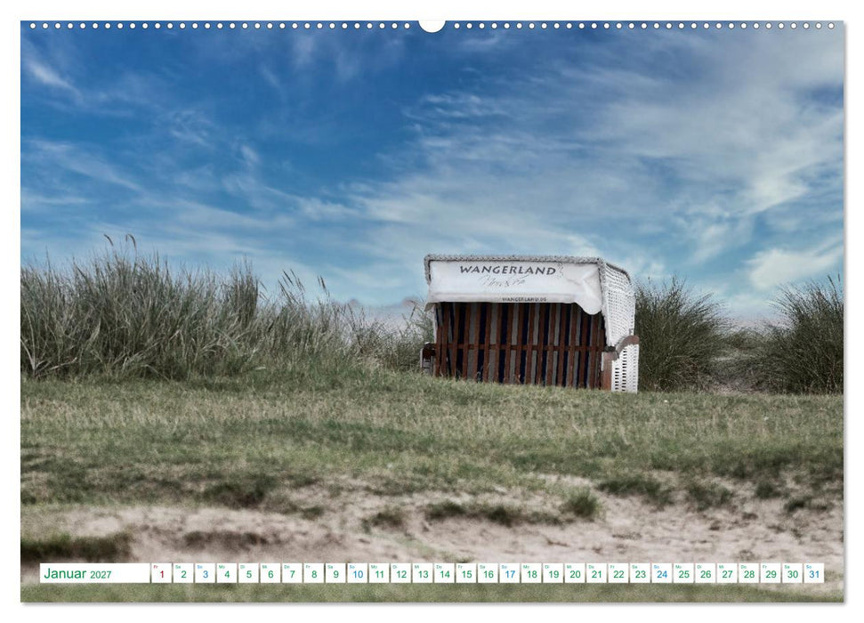 Schillig und Horumersiel - Im Wangerland unterwegs (CALVENDO Wandkalender 2027)