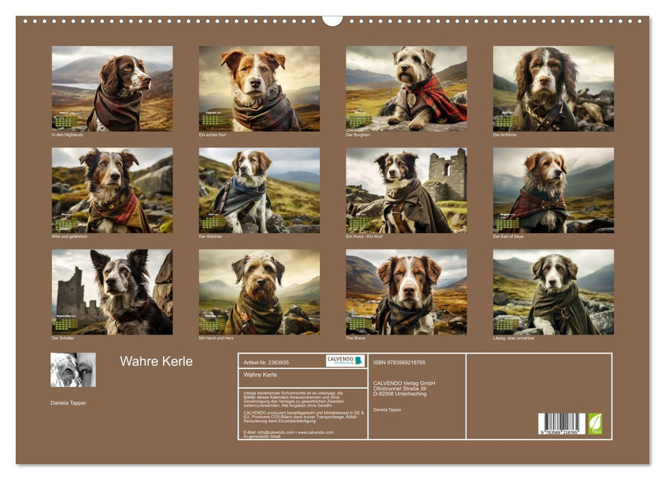 Wahre Kerle (CALVENDO Wandkalender 2027)