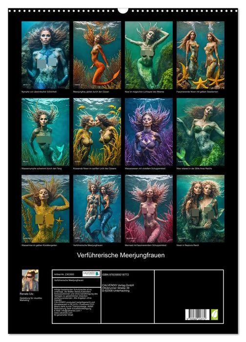 Verführerische Meerjungfrauen (CALVENDO Wandkalender 2027)