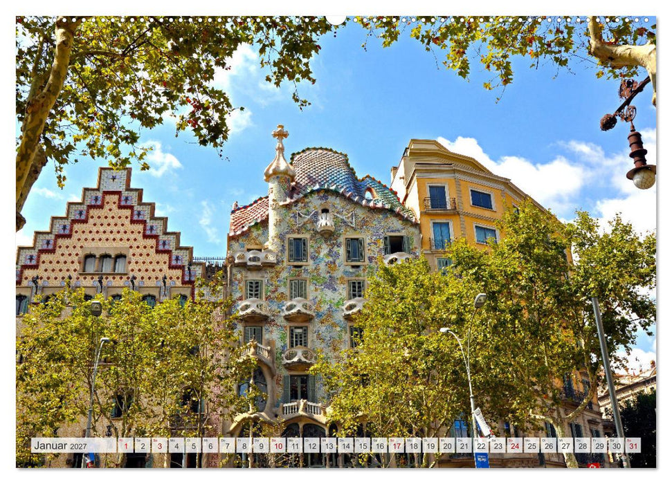 BARCELONA - Metropole am Mittelmeer (CALVENDO Wandkalender 2027)