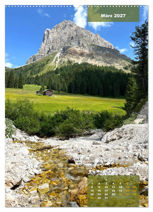Erlebe mit mir die Alpen (CALVENDO Wandkalender 2027)