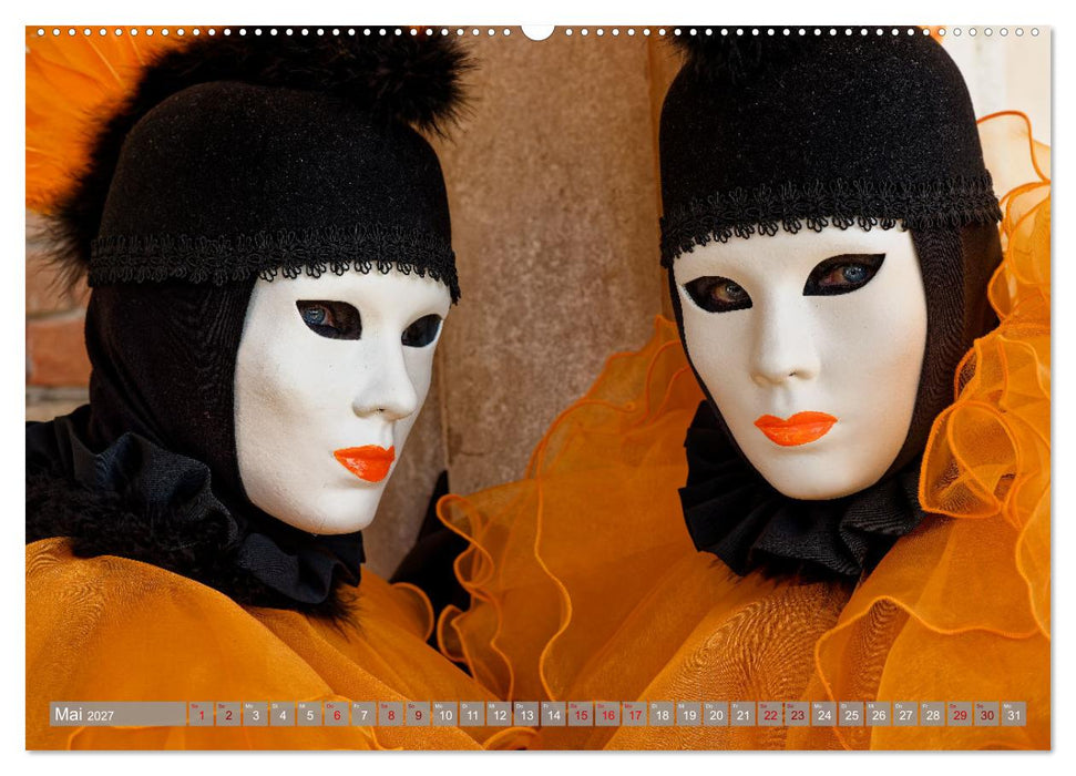 neunziggrad I photoart: der karneval von venedig (CALVENDO Premium Wandkalender 2027)