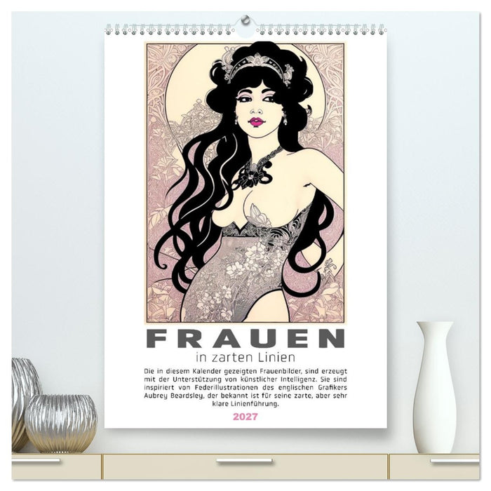 Frauen in zarten Linien (CALVENDO Premium Wandkalender 2027)