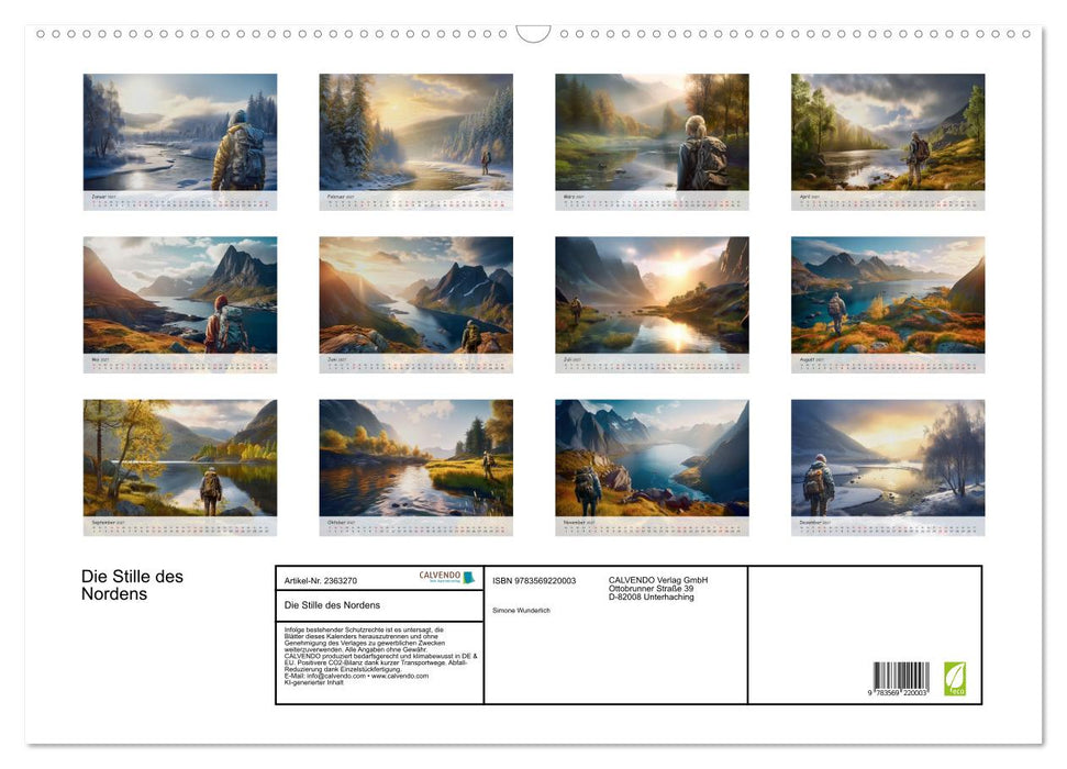 Die Stille des Nordens (CALVENDO Wandkalender 2027)