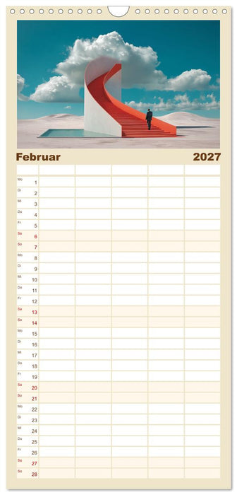 Die Essenz der leisen Formen (CALVENDO Familienplaner 2027)